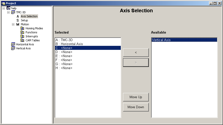 AxisSelectionView