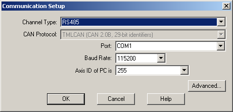 RS485Setup