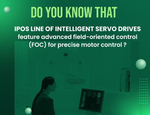 iPOS line of intelligent servo drives feature advanced field-oriented control (FOC) for precise motor control