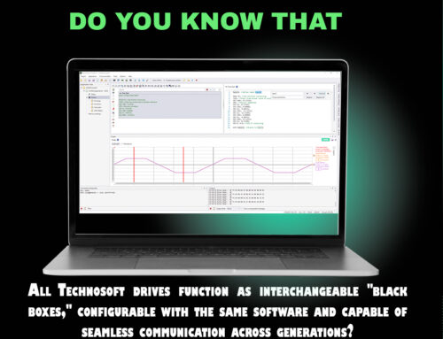 All Technosoft drives function as interchangeable “black boxes,” configurable with the same software and capable of seamless communication across generations