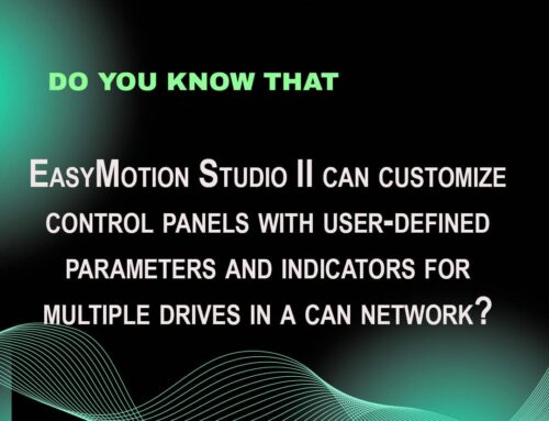 EasyMotion Studio II: Custom Control Panels for Multi-Drive CAN Networks