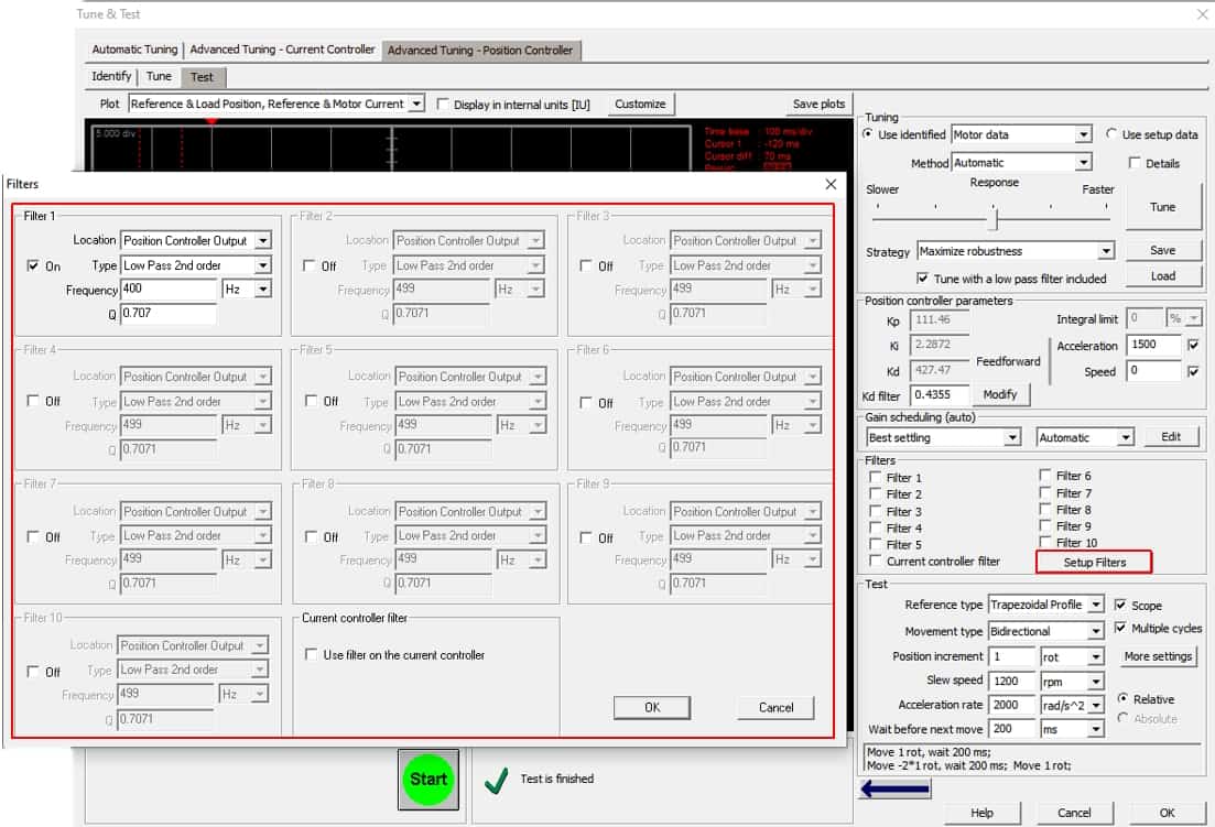 Advanced controllers tuning - Technosoft Motion Control